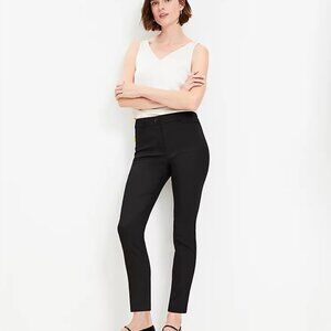 Loft Sutton Skinny Pants in Black Size 12